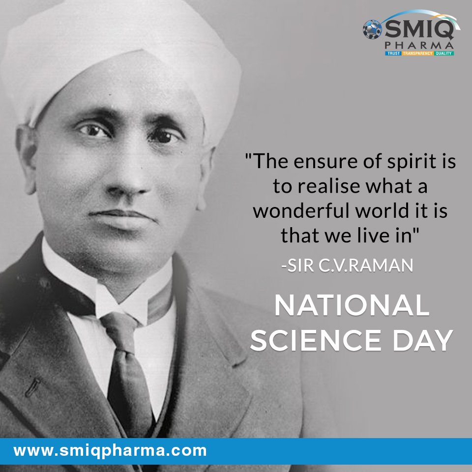 smiqpharma's tweet photo. #Smiqpharma #CVRaman #National_Science_Day https://t.co/FxVz5u8RfU