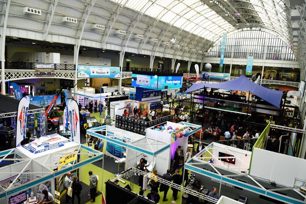 TCMTrailers's tweet photo. It's set up day for TCM at Olympia London ready for the #EventProductionShow which starts tomorrow! #standsetup #eventprofs #trailerhire https://t.co/PvlP05Qs9B