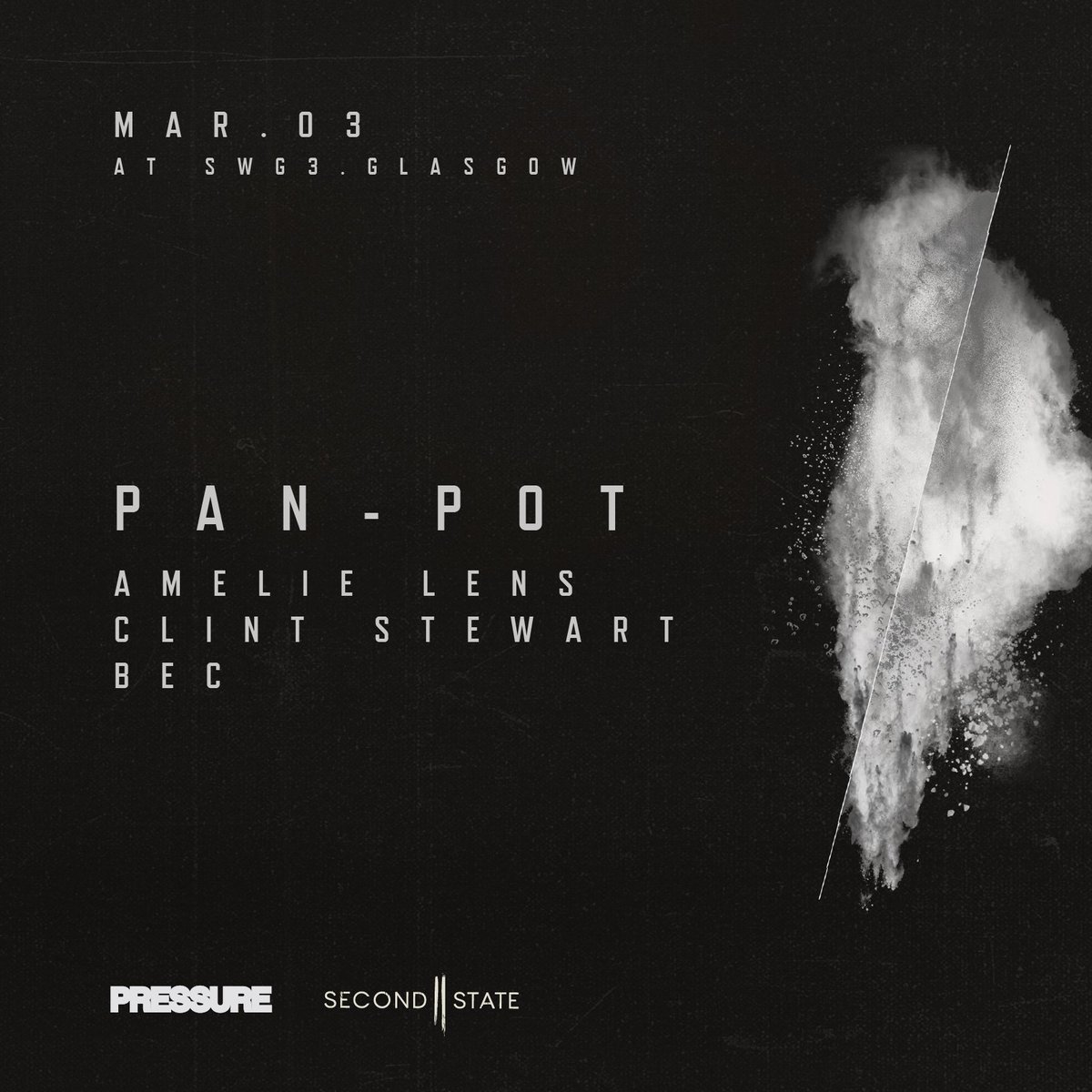 SomaRecords's tweet photo. Lkg fwd to @PanPotOFFICIAL & @SecondStateNews @PressureGlasgow w/ @AmelieLens @TheClintStewart @RebeccaGodfrey1 => https://t.co/MrMIlQ3XPV https://t.co/2sXSTDWJ26