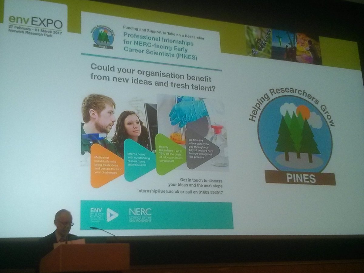 atomicyoghurt's tweet photo. Bringing #PGRs and #researchusers together. Subsidised internships #PINES available #envEXPO2017 https://t.co/kkqUzHehrV