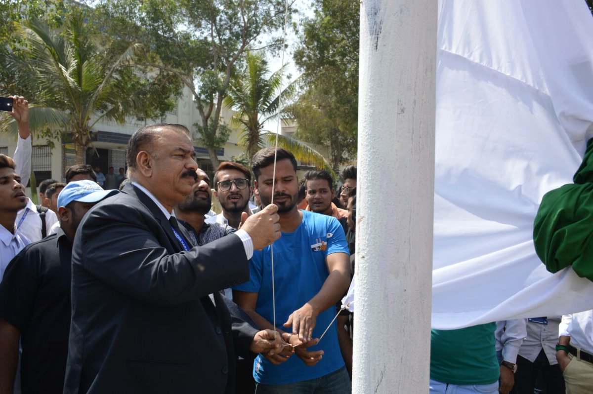 syedzohaibali19's tweet photo. #SFP_Khi Ubaid_Shakeel along With Workers Of #SFP #ChapterD & #SFP Landhi Mono tech Workers & Principal at Flag Hoisting Ceremony by #SFP https://t.co/HemEIpsq1D