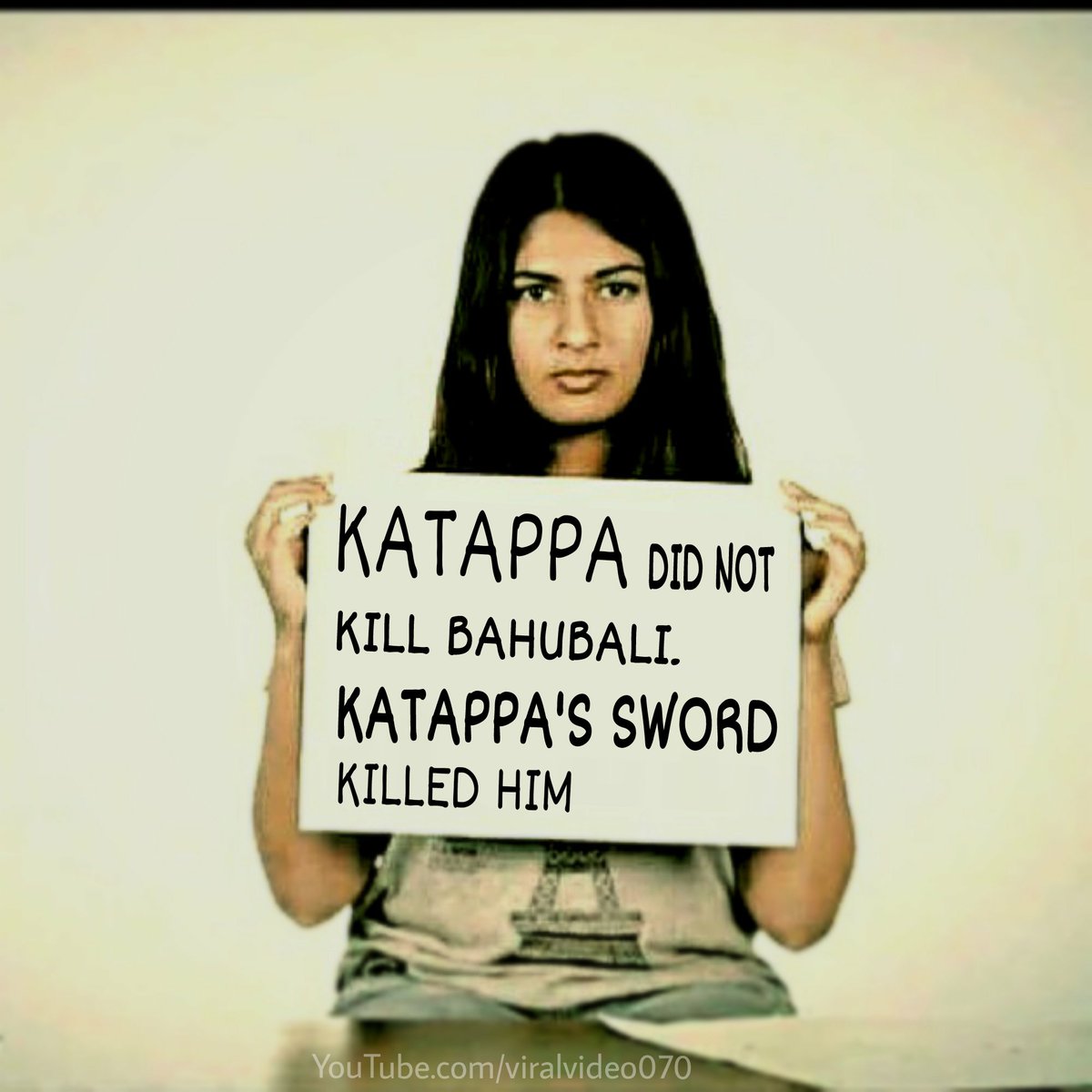 viralvideo070's tweet photo. #RamjasRow #GurmeharKaur @virendersehwag #ABVP 
Who Killed Bahubali ? https://t.co/Ieo02qXGfX