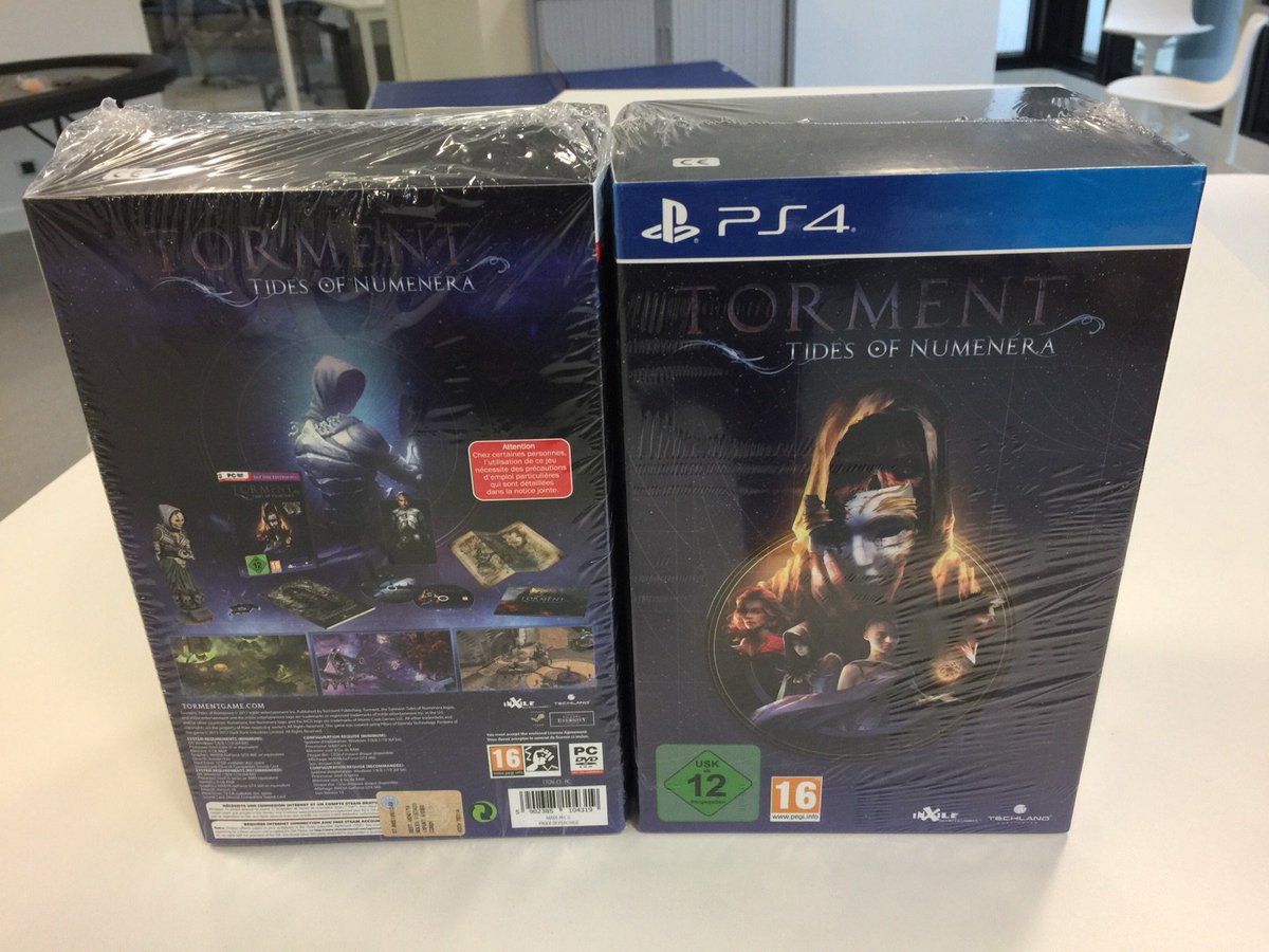 JVCom's tweet photo. #Concours !
2 collector de Torment: Tides of Numenera :
RT + Follow + Tweeter #JeVeuxTormentSurPC OU #JeVeuxTormentSurPS4

Fin 03/03 14h https://t.co/V8nkQIhAIL