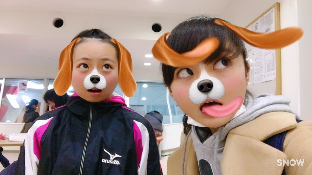 sumire_12132001's tweet photo. 今日パンツ忘れた石沢さんとジム＆プール行った🤗
snowは失敗ばっかだったけど🤢
楽しかったよ👍👍 https://t.co/fG8iDv4Kgq