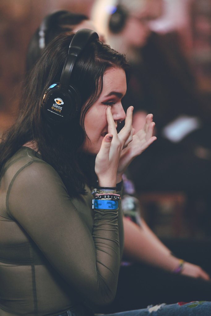 halsey's tweet image. I sent sneaky invites to 100 fans in London yesterday to hear 4 new songs off of my next record. We cried.