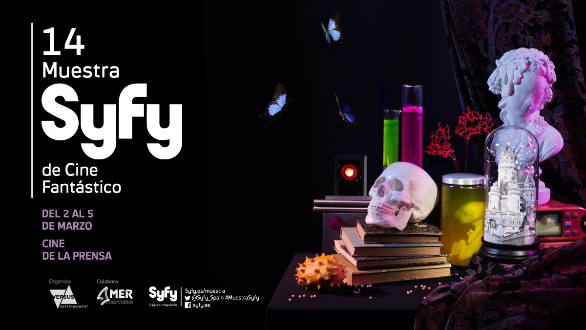 palacioprensa's tweet image. ¡Te invitamos a la XIV #MuestraSyfy del 2 al 5 de marzo gracias a @Syfy_Spain! Sorteo de BONO 🎟 bit.ly/2lRpyQu
⭐️ RT + FOLLOW ⭐️