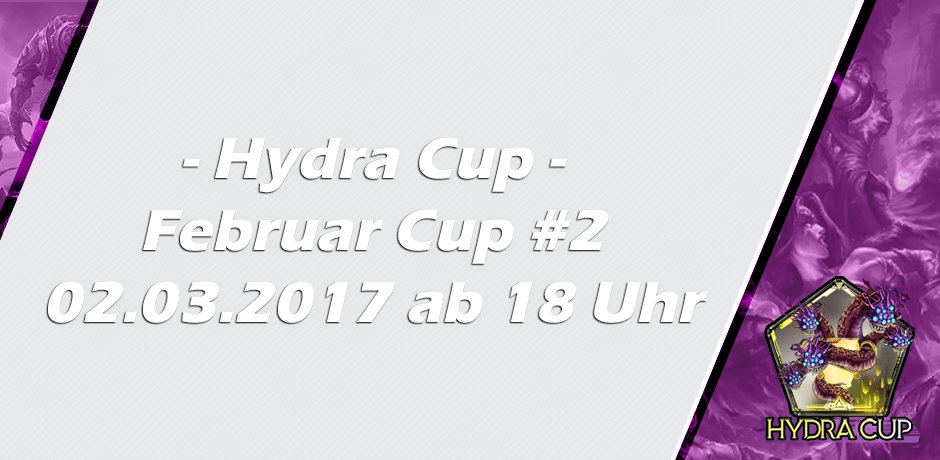 hydra_cup's tweet photo. Nur noch 2 Tage dann geht es in die nächste Runde des @hydra_cup. Seid ihr schon dabei? Nein?! Na aber los jetzt: https://t.co/gPnjfMj0LV https://t.co/qVEFqYSw9T