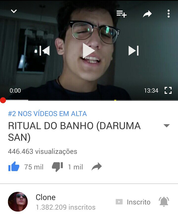 PortalDoClone's tweet photo. Vídeo novo do @clone esta em 2 no em alta do YouTube, mas que merecido e pra você que não assistiu https://t.co/1sP6rL3skG corre e assista! https://t.co/r88r7oK8cr