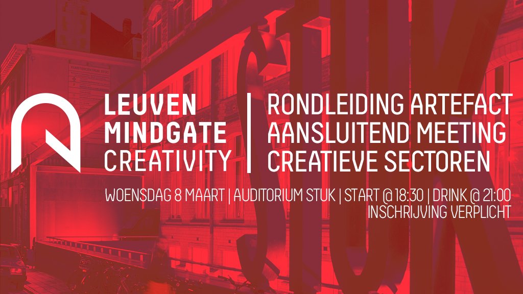 Leuven_MindGate's tweet photo. Met o.a. stand v. zaken #Vaartopia | #Crossover door @Pascools @FlandersDC en cases van o.m. @bramkerkhofs | Info? https://t.co/qrGQQiP7Oq https://t.co/lhBzesUxBu