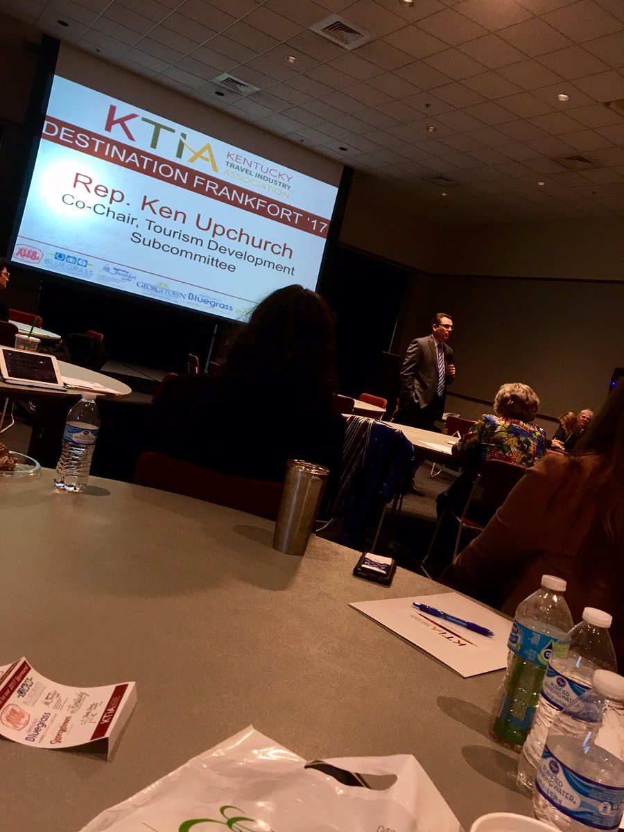 visitowensboro's tweet photo. KY Rep @KenUpchurch is working w others toward reauthorization of Tourism Dev Subcomm #destinationfrankfort @KyKTIA https://t.co/fV5mRRfBR0