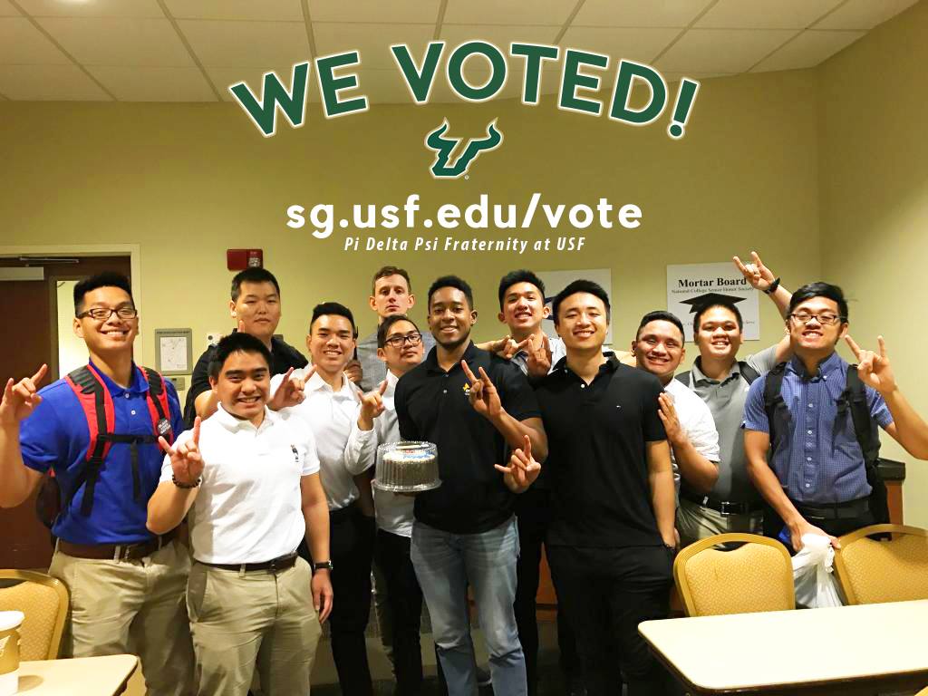 USF_PDPsi's tweet photo. Friendly reminder that voting will be open until Thursday, March 2nd at 11:59pm. Let your voices be heard this election! #GoBulls https://t.co/uB91ydR7in