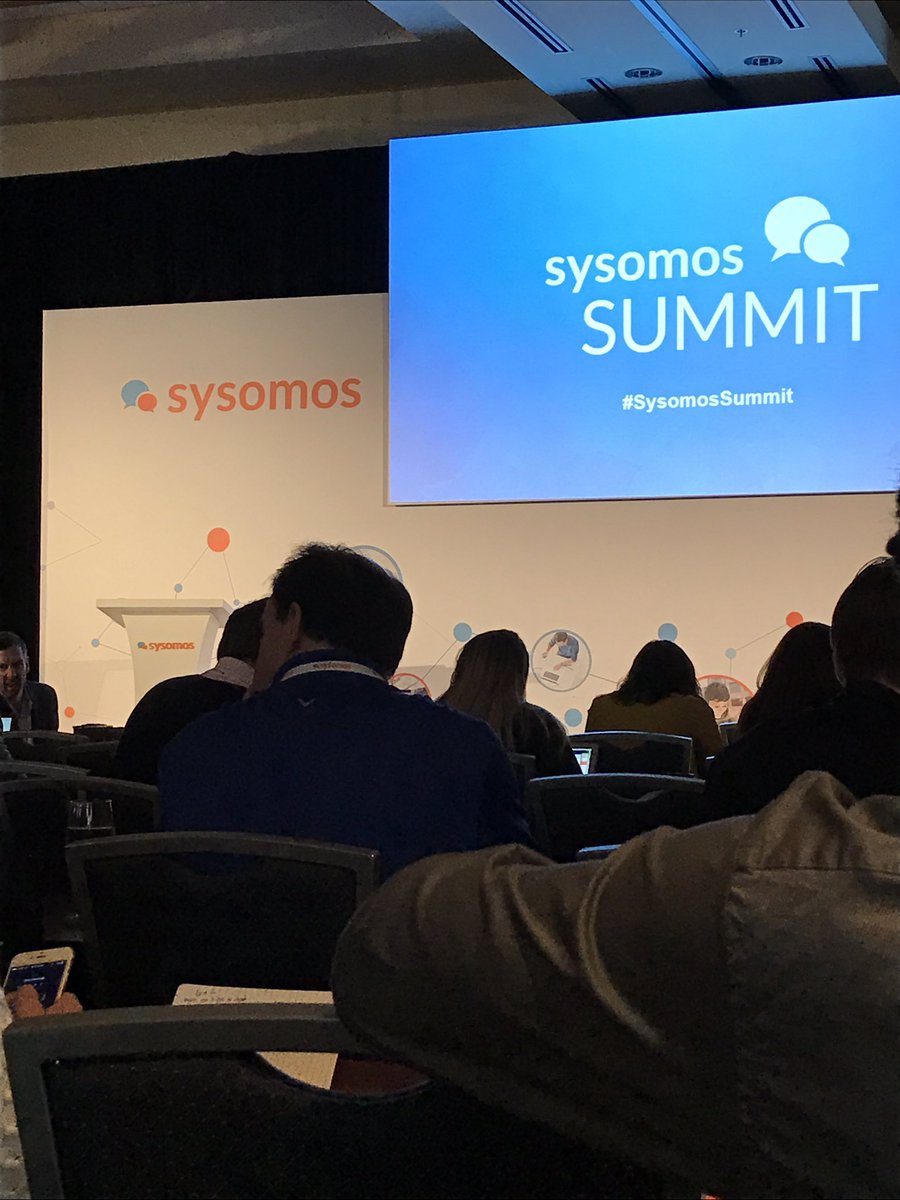 lynnmleclerc's tweet photo. Excited to be at #SysomosSummit! Lots of great content already, and it's only 11 am https://t.co/vqKjykQ7iH