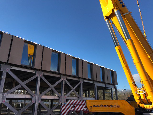 peterdanneng's tweet photo. Feb ’17 - First Floor of Heriot Watt Hotel Nears Completion https://t.co/nAtLNdZDrk