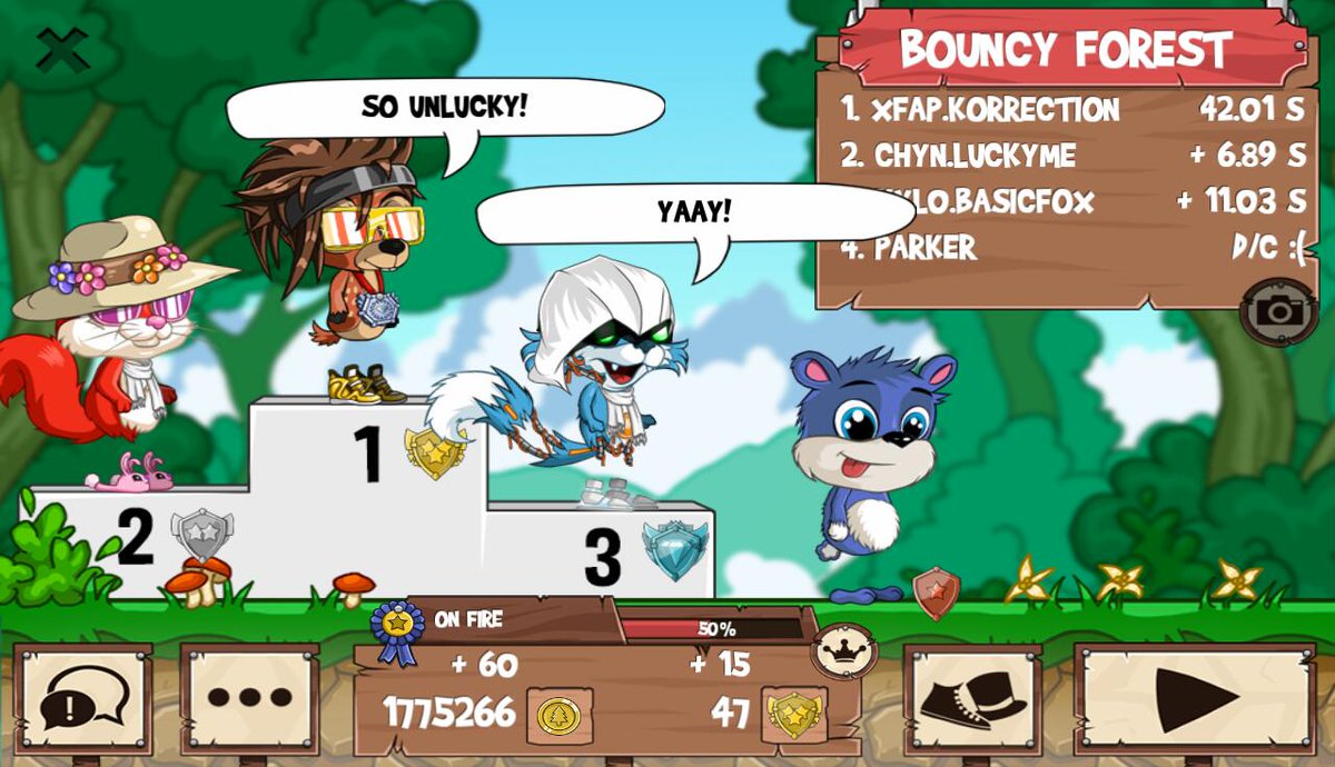 Korrection_1's tweet image. All those guys just got washed #funrun2 #luckyme #Basicfox #Parker