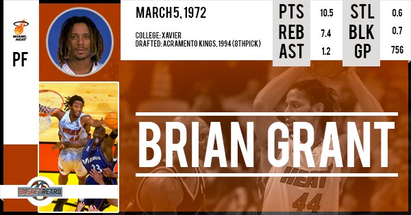 Happy birthday  Brian Grant !   