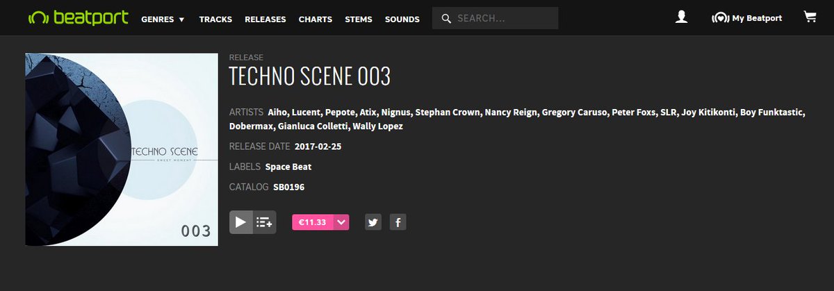 aerj79's tweet photo. #GianlucaColletti #LaCuartaVertical
#TechnoScene003 #Labels #SpaceBeat #GaiaSound
#TechHouse #Techno #StonesEP
Grazie Mille..Thank You https://t.co/N90bOpyFns