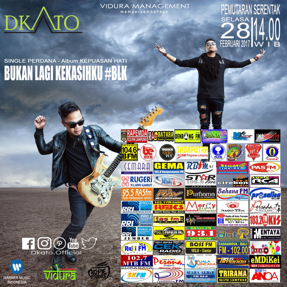 #NowPlaying : DKATO - Bukan Lagi Kekasihku #BLK #AMI #pemutaranperdana <a href="/DKATO_OFFICIAL/">DKATO.OFFICIAL</a> <a href="/KopiePanas/">kopi panas</a>