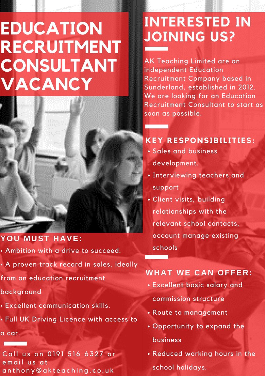 #northeastjobs #northeast #jobs #sunderland #newcastle #recruitment #education