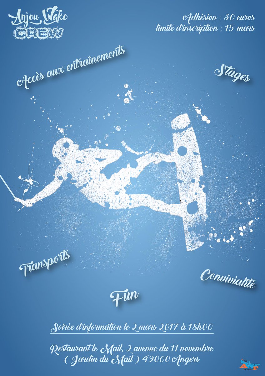 SAVIDANSTEVE's tweet image. Les #zamis #fan de #glisse #riders #wakeboard #angers #rdv #jeudi @glacierdumail 18h pour #presentation @ANJOUWAKECREW #saison #2K17