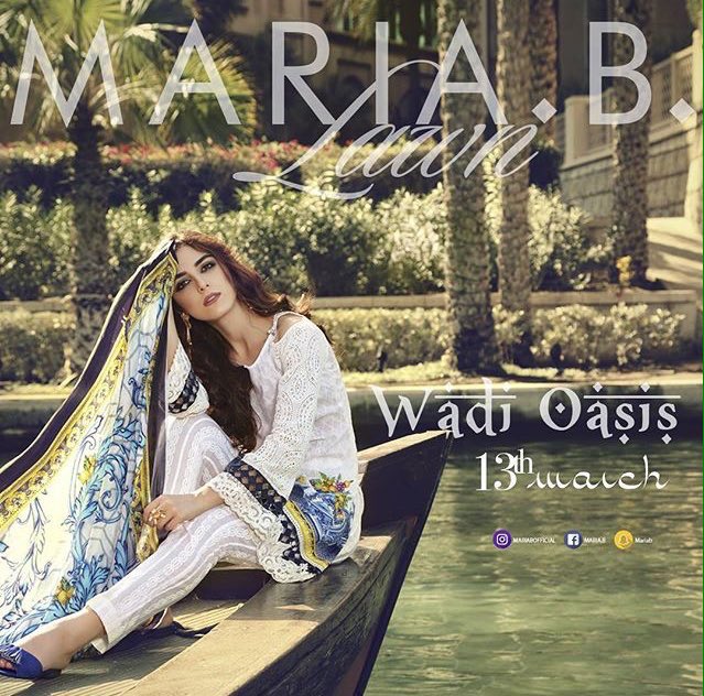 TeamMayaAli's tweet photo. Maria.B launching her lovely lawn collection starring the stunning @mayaali07. #MayaAli https://t.co/oVeMsbLcKu