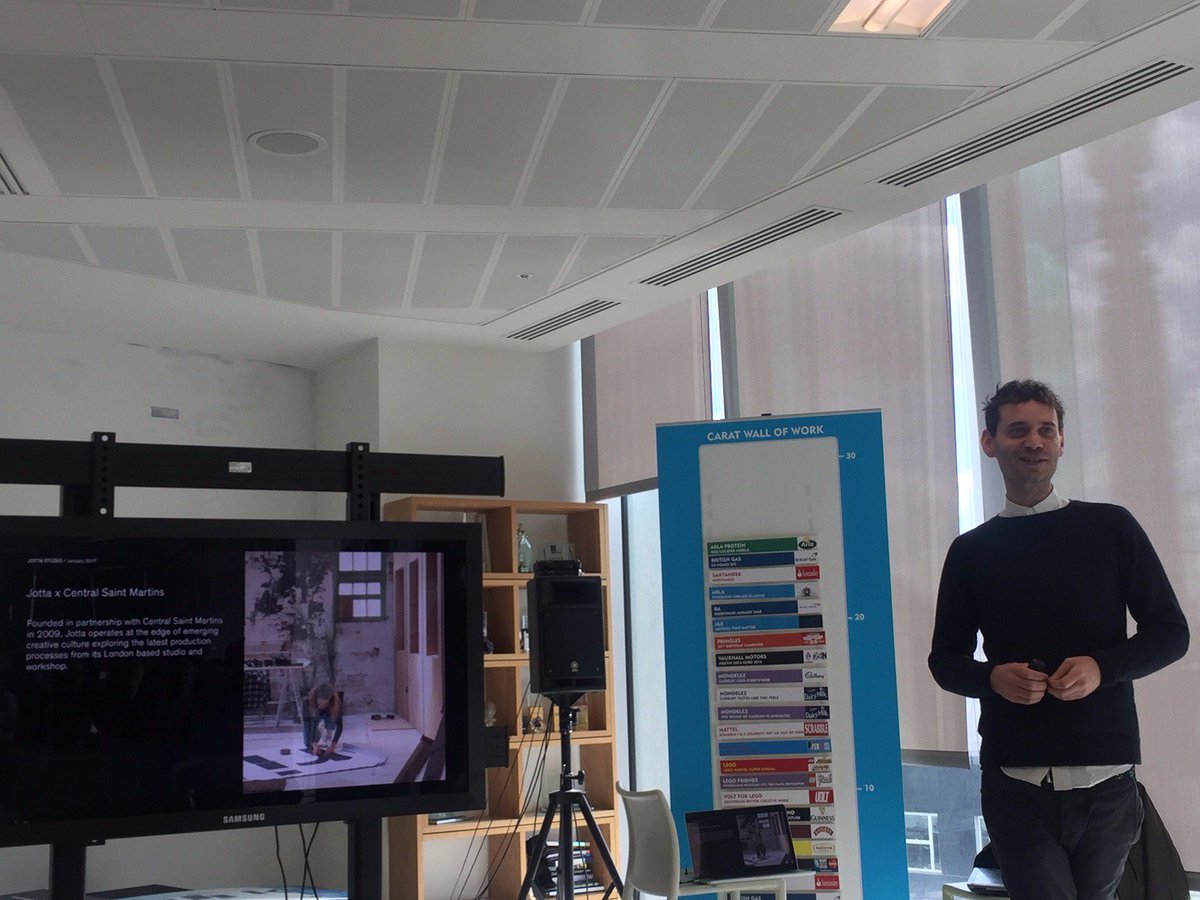 Just had Ben James share his inspirational story of founding Jotta Studio, part of our Elevenses talks (at 11am!) Thanks Ben! @jottadotcom