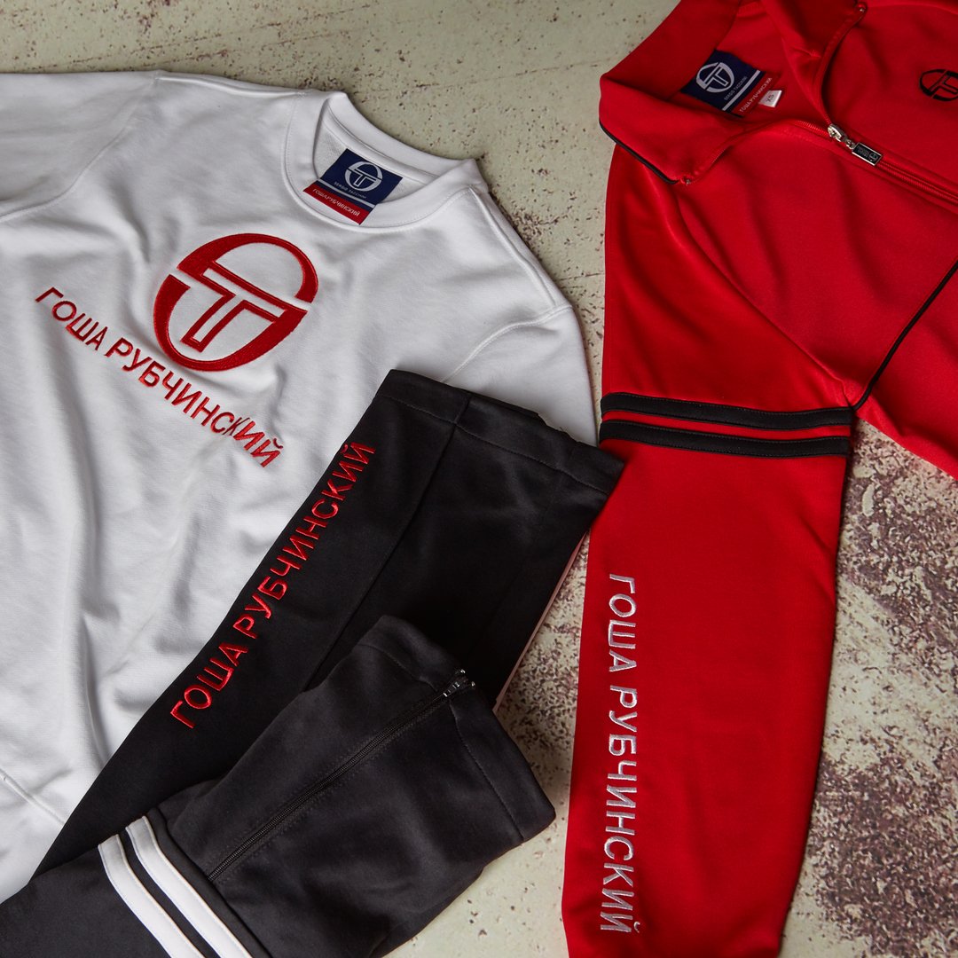 The Gosha Rubchinskiy x Sergio Tacchini collection -- online now