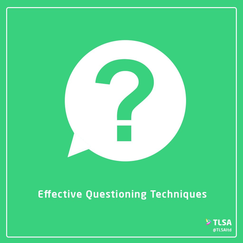 TLSAltd's tweet photo. How well do you manage #sales conversations? Improve your questioning skills this afternoon: https://t.co/HZs10gSpI9 #SalesCourse https://t.co/uN52Fpnq0d