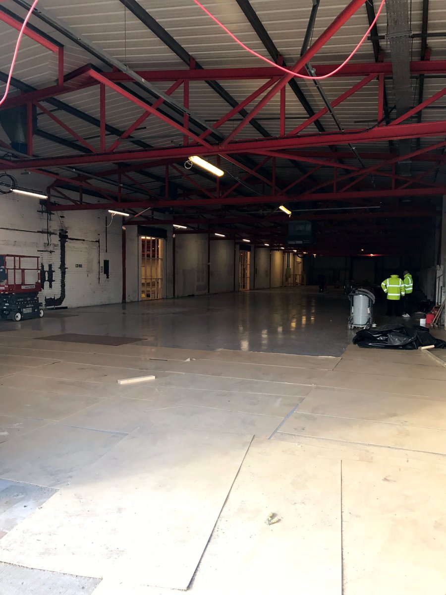 Working on the North Factory today! Watch this space!