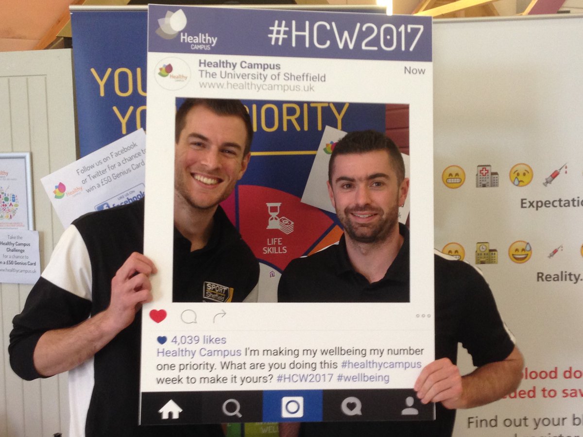 socialsportuos's tweet image. We're here at the union for #healthycampus til 2.30. Come say hi and grab some great freebies #HCW2017 #wellbeing