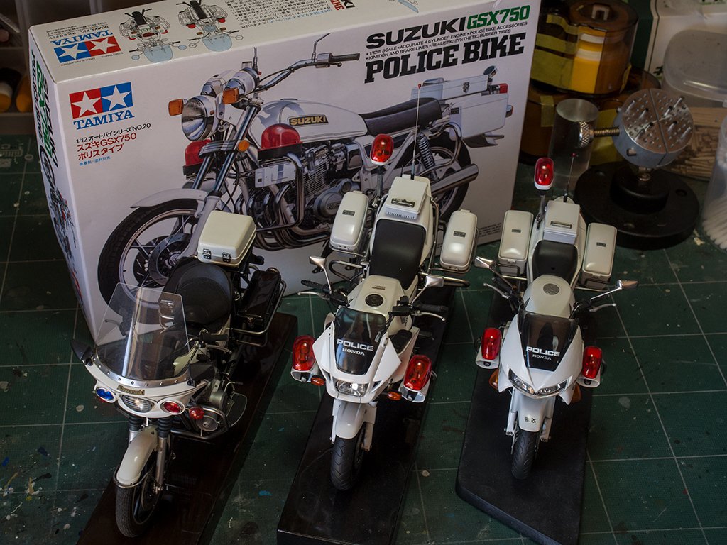 タミヤ『スズキ GSX750 ポリスタイプ』の製作記録 - posfie