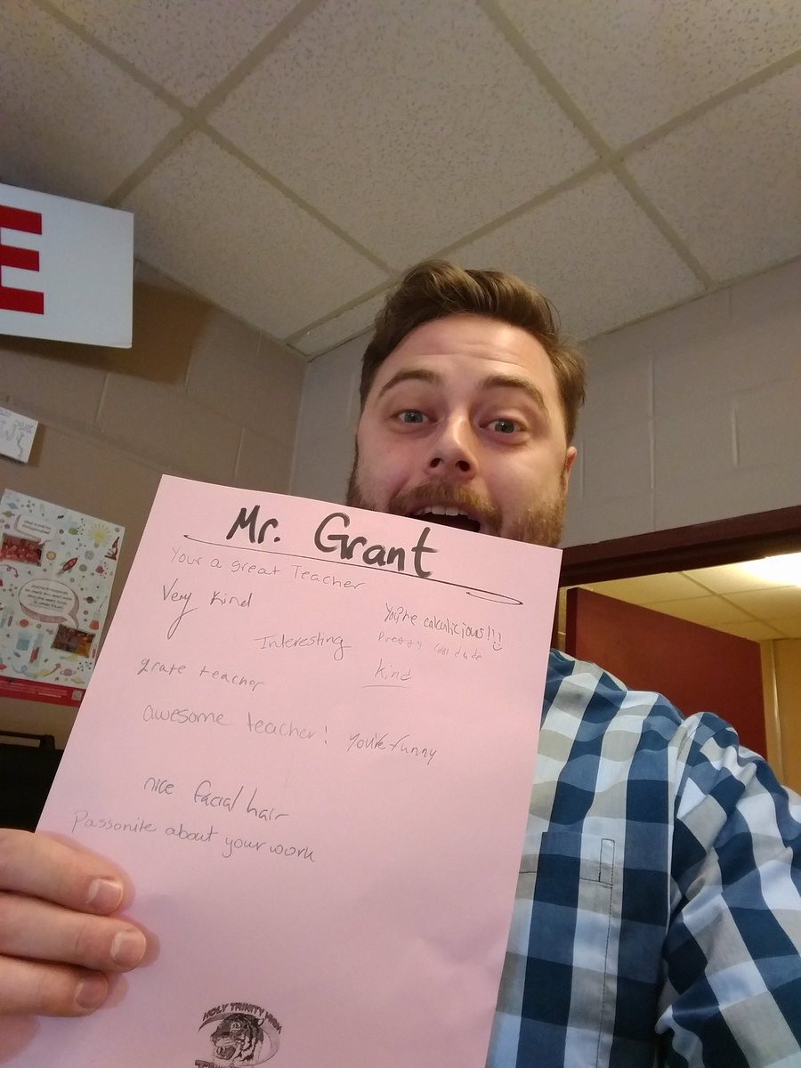 MrGrantTweeting's tweet photo. Nice compliments from nice students #niceHTH https://t.co/wQVGtvAsd4