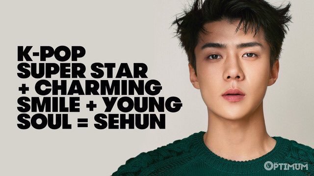 exo_2moons's tweet photo. K-POP SUPER STAR + CHARMING SMILE + YOUNG SOUL = SEHUN‼️‼️‼️‼️ https://t.co/n05hkv1DeO