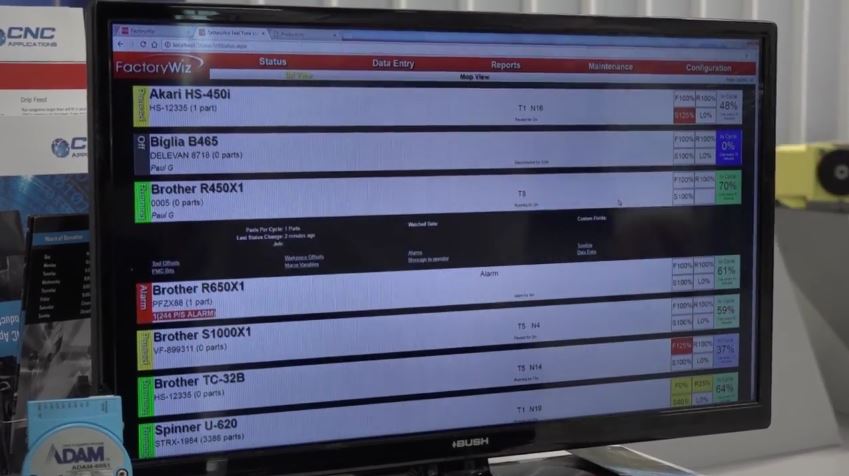 mtdcnc's tweet image. Factory Wiz cut machining downtime to a minimum - ow.ly/VduR309qDbl @cncapp #FactoryWiz