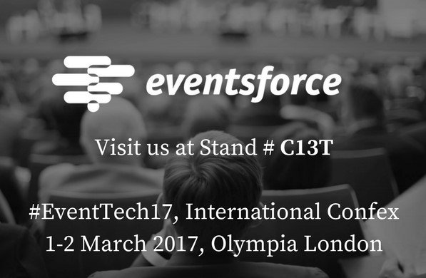 eventsforce's tweet photo. Looking for #eventtech to manage your #awards?Come and have a chat with us at #Confex17 this week! Stand C13T #eventtech17 @IntlConfex https://t.co/oblHPwQg9n