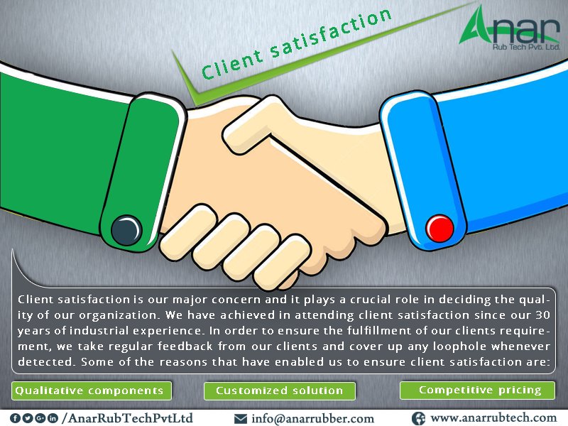 AnarRubTechPLtd's tweet image. Client satisfaction
#SiliconRubberSleeve  
#SiliconRubberRoller  
#RubberRoll  
#RubberExpander
w:anarrubtech.com
