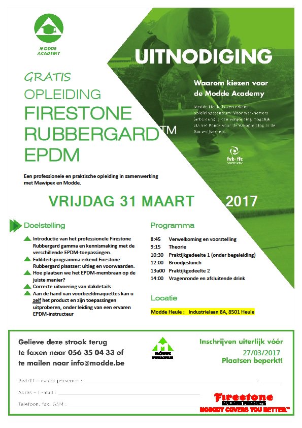 FIRESTONE RUBBERGARD - INITIATIE - MAART - MODDE HEULE (enkel voor pro... tinyurl.com/jbppn5r