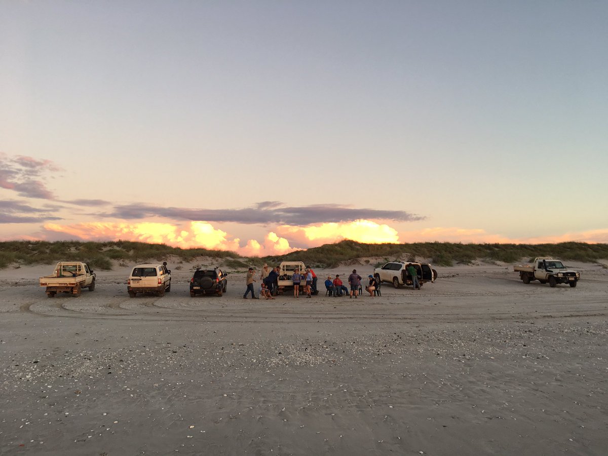 Getting ready to make some babies! 80 mile beach... perfect spot to have a stretch! <a href="/MrsPlains/">Helen Campion</a> @marlinmitch