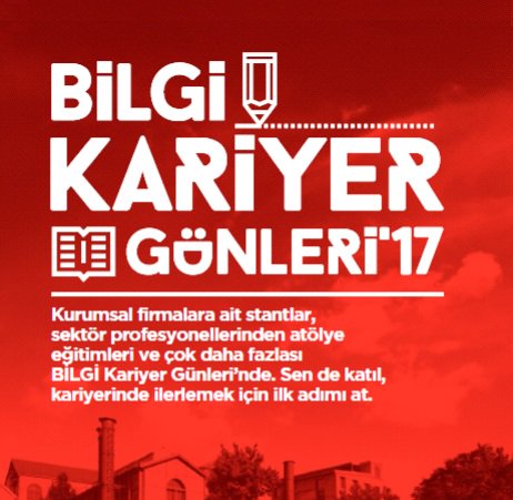 #BİLGİKariyerGünleri programı yayında! Stant alanı ve etkinliklerin detayları için giriş yap: bit.ly/BİLGİKariyerGü…