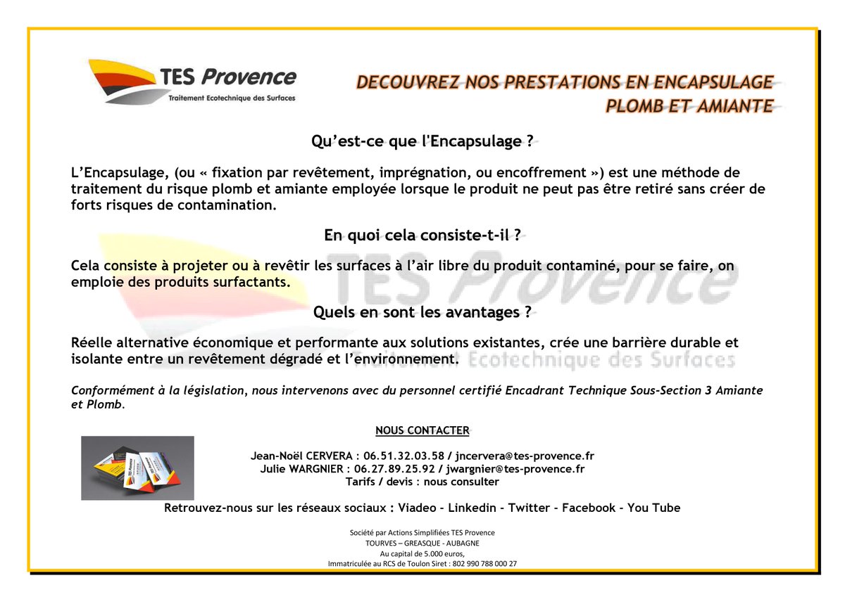 tes_provence's tweet photo. Qu'est-ce que l' #encapsulage ? #amiante #plomb #encadranttechniquesoussection3 #btp.
Pour plus d'information contact@tes-provence.fr https://t.co/sX7ibw3fO8