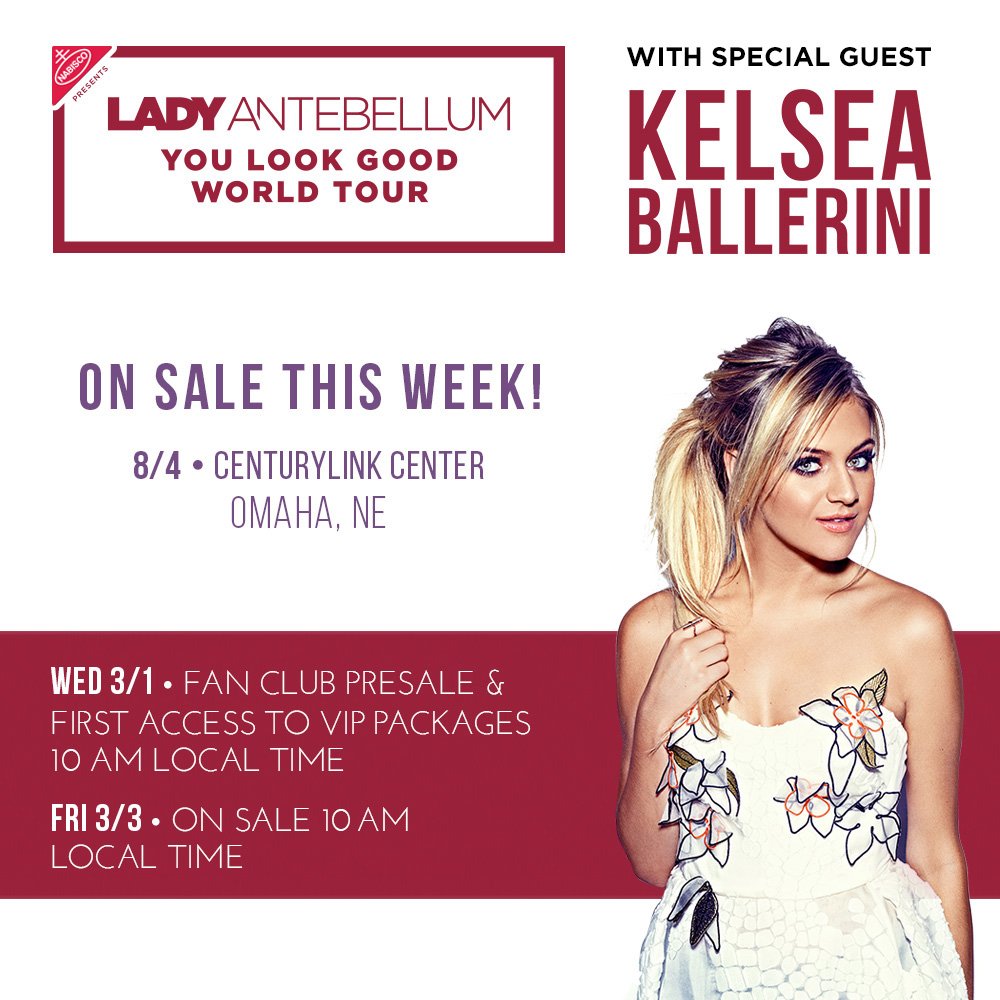 Kelsea Ballerini on Twitter "Nebraska! Join my Fan Club to call first