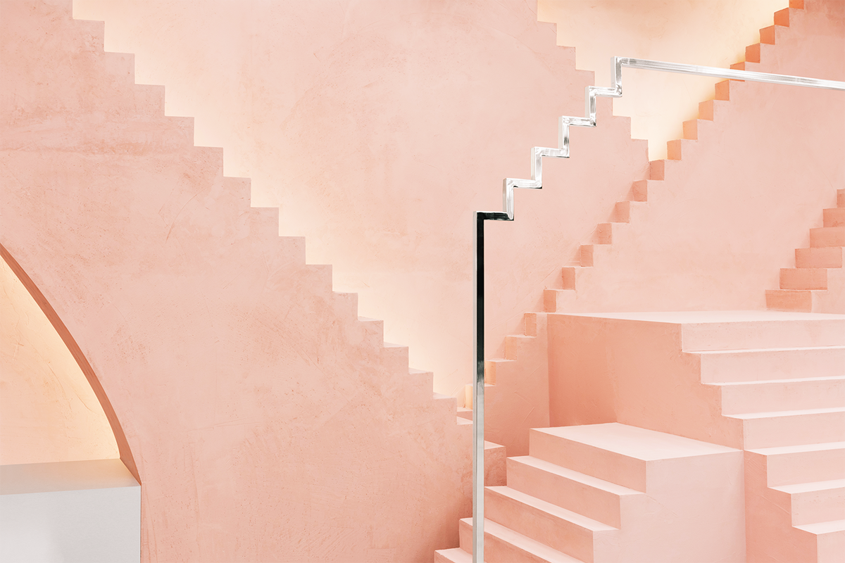 anagrama's tweet photo. Pink tones &amp; height fluctuations on of our latest #Architecture &amp; #InteriorDesign project for Novelty

Project Link:
https://t.co/BswjOKrGdZ https://t.co/bJMgDkAy4B