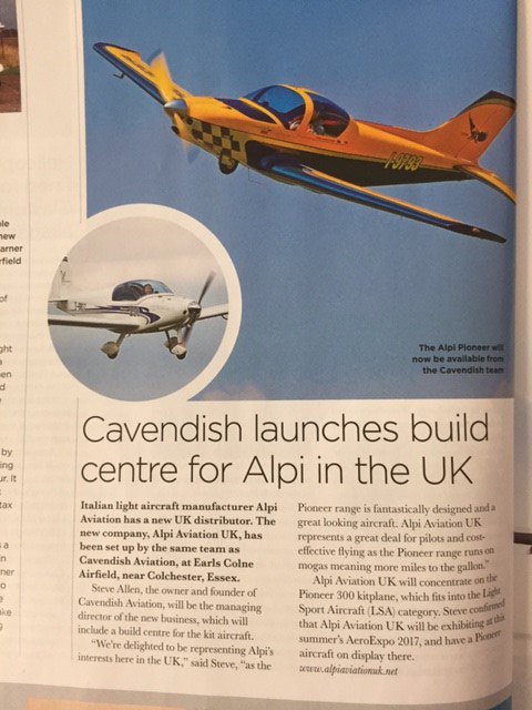 AlpiAviationUK's tweet photo. Read all about the launch of @AlpiAviationUK in the latest edition of @Flyer_Magazine! Don't forget, we're at @aeroexpo this year, June 1-3! https://t.co/v3jp76Puqz