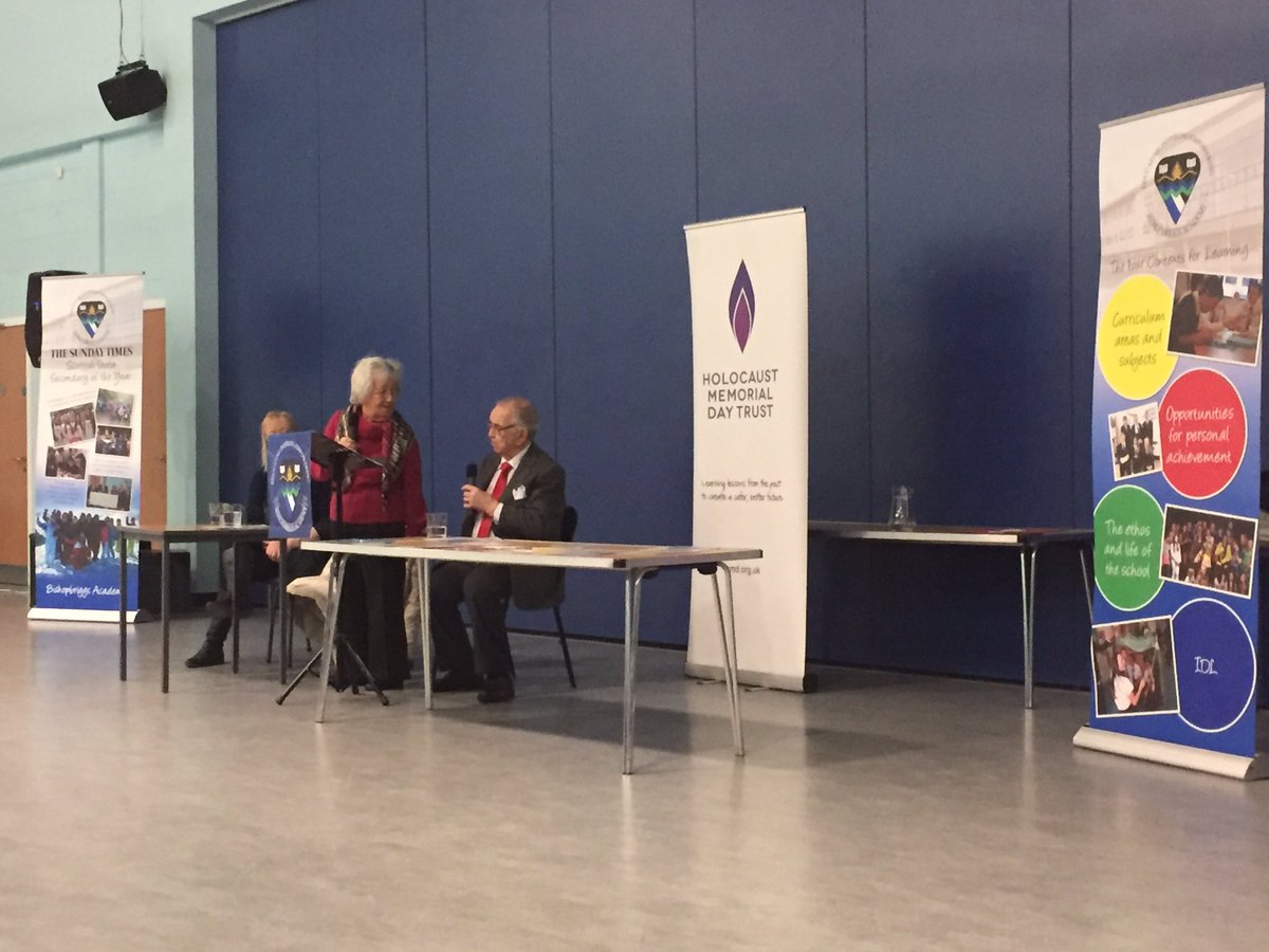 CaroleG13's tweet photo. S2 pupils @BishopbriggsAC enthralled by Henry & Ingrid Wuga"s story of #HowCanLifeGoOn #HMD2017 https://t.co/P7ocuG8B8b