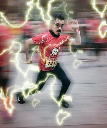 Wanamantly's tweet photo. Justo en el momento en la carrera de #Flash 10K #CarreraTheFlash #LigaDeLaJusticia #CorreConEmoción @emocionD #CachalotesTeam https://t.co/KbWMphP7Sv