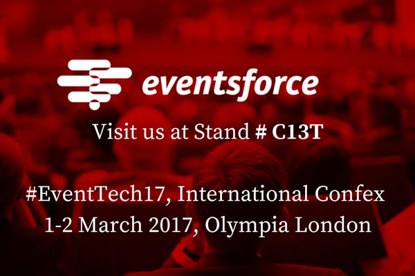 eventsforce's tweet photo. Looking for an abstract solution for your #events?Β Come and have a chat with us at #Confex17 this week! Stand C13T #eventtech17 @IntlConfex https://t.co/pljd59MVzO
