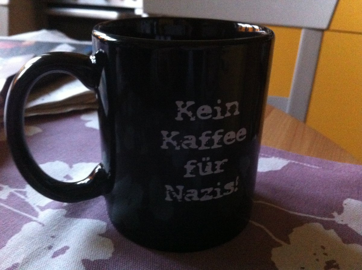 WikingerArt's tweet image. Schöne Tasse geschenkt bekommen - ein Hoch auf die Gewerkschaft ! :)