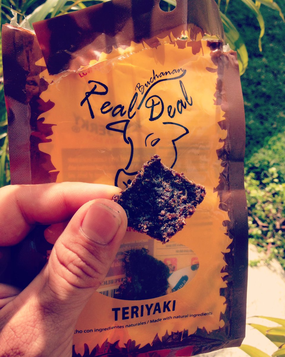 RDBeefJerky's tweet photo. Buenos días! ☀️ #dominicanrepublic #northcoast #teriyaki #realdealbeefjerky #carnitaseca https://t.co/g17O3umDKv