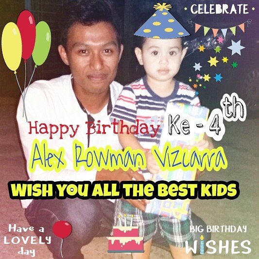 23kardinal's tweet photo. Happy Birthday my children 🎂 smoga jdi anak yg bsa membanggakan kedua orang tuanya 🙏 @Este_Vizcarra https://t.co/LFbHjlhaRb