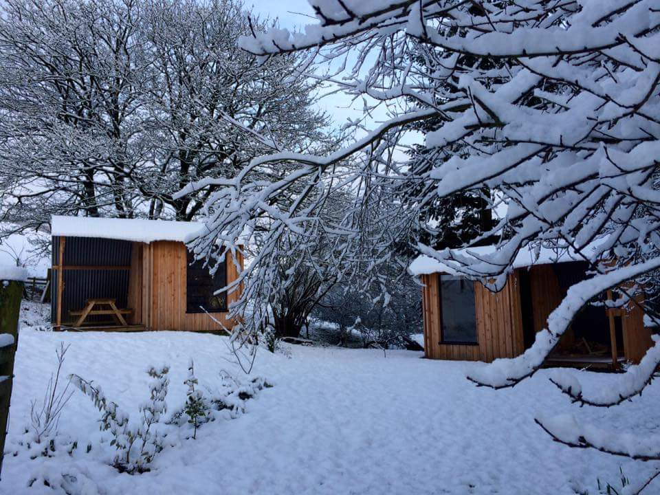 morphut's tweet image. Our 3 #MorphPOD s loving their #Whitestuff coats @Brandyhouse .Bring your sledge &amp;amp; book a stay @WhiteStuffUK @glyndwrsway @WalesInStyle