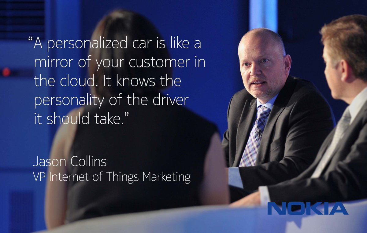 nokia's tweet photo. Our @InnovationDecon on cars as a service and the end-to-end  user experience leveraging #IoT at #MWC17 https://t.co/WyLHqhQSfe